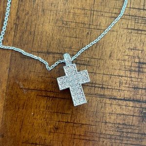 Swarovski Crystal Cross Pendant Necklace